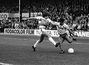 Watford v QPR March 1983 John Barnes and Terry Fenwick Watford v QPR March 1983 John Barnes and Terry Fenwick