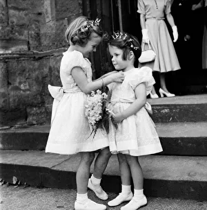 Wedding of Michael Higgs and Rachel Mary Jones. June 1952 C3271 Wedding of Michael Higgs and Rachel Mary Jones. June 1952 C3271