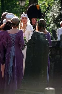 Images Dated 23rd September 1997: Wedding of Model Kirsty Hume and Donovan Leitch September 1997 at Luss Parish church