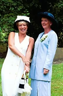 Images Dated 25th July 1999: Wedding of Nikola Adams and David Corper, which was attended by family friends Denise