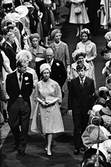The wedding of Princess Alexandra of Kent and Angus Ogilvy at Westminster Abbey The wedding of Princess Alexandra of Kent and Angus Ogilvy at Westminster Abbey