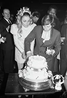 Wedding reception of Polish film director Roman Polanski and his bride Wedding reception of Polish film director Roman Polanski and his bride