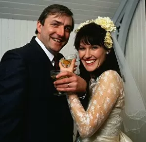 Images Dated 1st June 1993: Wedding scene from TV programme Take The High Road June 1993