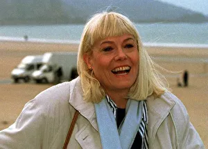 Wendy Richard actress who plays Pauline Fowler in TV soap Eastenders filming an episode Wendy Richard actress who plays Pauline Fowler in TV soap Eastenders filming an episode