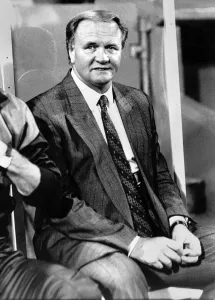 West Bromwich Albion manager Ron Atkinson. September 1987 P017054 West Bromwich Albion manager Ron Atkinson. September 1987 P017054