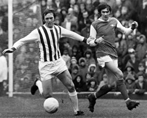 West Bromwich Albion v Arsenal Jeff Astle (left) of WBA West Bromwich Albion v Arsenal Jeff Astle (left) of WBA