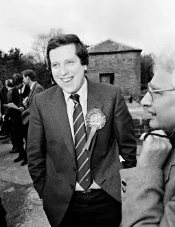 Images Dated 29th April 1986: West Derbyshire by-election. Conservative candidate Patrick McLoughlin. 29th April 1986