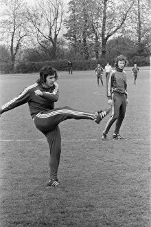 Images Dated 28th April 1972: West Germany Football Team, training session ahead of tomorrows Nations Cup quarterfinal