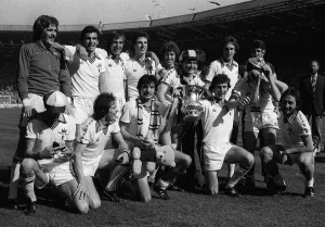 West Ham United with the FA Cup after beating Arsenal in the 1980 Cup Final West Ham United with the FA Cup after beating Arsenal in the 1980 Cup Final