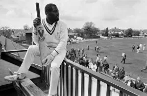 Images Dated 3rd May 1987: West Indies cricketer Richards at Riston County Cricket club where spent the 1987 season
