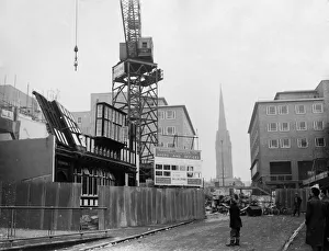 The White Lion pub seen here being demolished to make way for the Upper Precinct The White Lion pub seen here being demolished to make way for the Upper Precinct