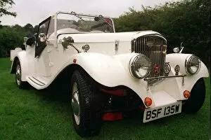 Images Dated 20th October 1997: White MG TF Replica October 1997