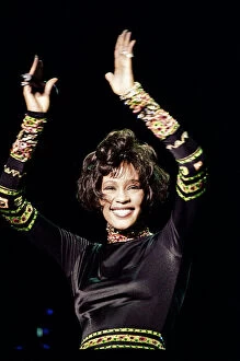 Images Dated 10th July 2013: Whitney Houston in Concert at Earls Court Exhibition Centre, London, 5th November 1993