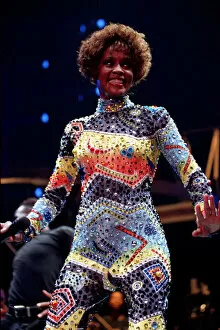 Images Dated 1st October 1991: Whitney Houston in concert. October 1991