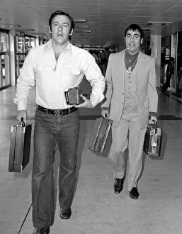 Images Dated 6th August 1978: The Who drummer Keith Moon pictured at Heathrow Airport in London August 1978