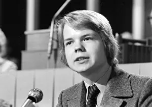 Images Dated 12th October 1977: William Hague Oct 1977 Conservative Party Conference aged 16