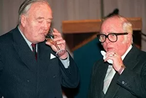 William Whitelaw Conservative MP January 1990 With Sir Richard Attenborough
