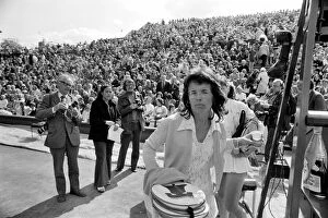 Wimbledon 1974:Billie Jean's after being beaten by Mrs