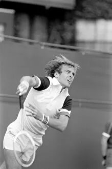 Images Dated 24th June 1980: Wimbledon 1980: 2nd day. John Lloyd in action. June 1980 80-3290-011
