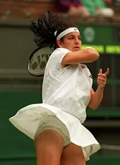 Images Dated 2nd July 1996: WIMBLEDON 1996, DAY 7 ARANTXA SANCHEZ VICARIO DURING HER FOURTH ROUND MATCH AGAINST