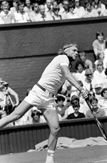 Wimbledon 1st Day: Bjorn Borg in action. June 1981 81-3535-004