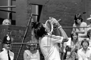 Wimbledon 1st Day: Nastase. June 1981 81-3535-005