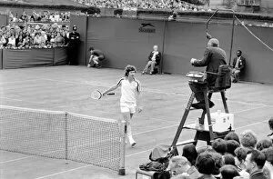 Wimbledon 80, 5th day. John McEnroe vs. Rocavert. John McEnroe. June 1980 80-3345-011