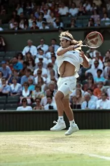 Wimbledon. Andre Agassi v. David Wheaton. July 1991 91-4353-073