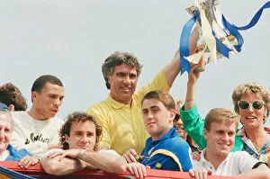 Images Dated 15th May 1988: The Wimbledon Football Team, FA Cup Winners 1988 pictured during their victorious