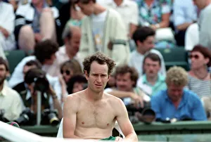 Images Dated 23rd June 1988: Wimbledon. John McEnroe. June 1988 88-3372-117