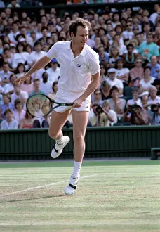 Images Dated 23rd June 1988: Wimbledon. John McEnroe. June 1988 88-3372-137