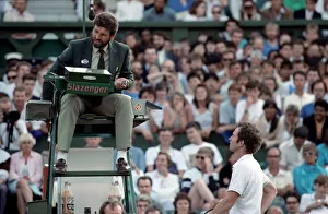 Images Dated 23rd June 1988: Wimbledon. John McEnroe. June 1988 88-3372-182