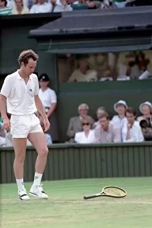 Images Dated 23rd June 1988: Wimbledon. John McEnroe. June 1988 88-3372-193