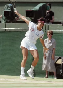 Wimbledon Ladies Tennis Final. Steffi Graf v. Gabriella Sabatini. July 1991 91-4293-176 Wimbledon Ladies Tennis Final. Steffi Graf v. Gabriella Sabatini. July 1991 91-4293-176