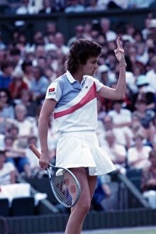 Wimbledon Semi Final. Steffi Graf v. Pam Sheiver. June 1988 88-3518-013