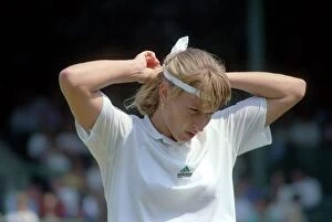 Wimbledon. Steffi Graf. July 1991 91-4353-107