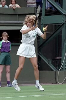 Images Dated 21st June 1988: Wimbledon. Steffi Graf. June 1988 88-3317-067