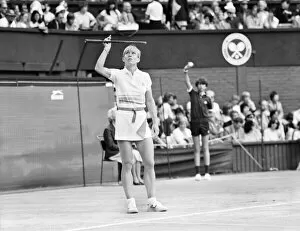 Wimbledon Tennis 1982: 12th Day: WomenIs Final: Navratilova vs. Lloyd