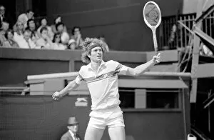 Images Dated 22nd June 1981: Wimbledon Tennis 1st Day: John McEnroe in action. June 1981 81-3536-029