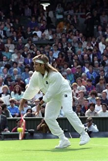 Wimbledon Tennis. Andre Agassi. June 1991 91-4091-201