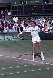 Wimbledon Tennis. Becker v. Lendl. July 1988 88-3559-014