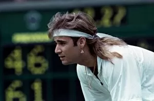 Wimbledon Tennis Championships. Andre Agassi June 1991 91-4117-109