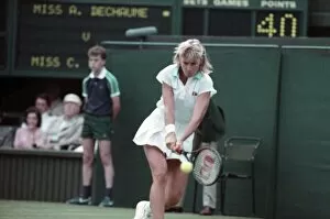 Images Dated 22nd June 1988: Wimbledon Tennis. (Chris Evert). June 1988 88-3341-056