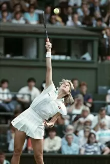 Images Dated 22nd June 1988: Wimbledon Tennis. (Chris Evert). June 1988 88-3341-024