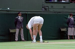 Images Dated 2nd July 1991: Wimbledon Tennis. John McEnroe. July 1991 91-4197-065