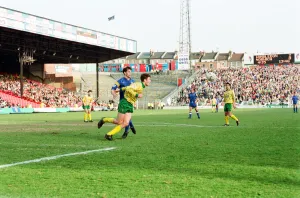 Wimbledon v Norwich, league match at Plough Lane, Saturday 20th March 1993 Wimbledon v Norwich, league match at Plough Lane, Saturday 20th March 1993