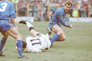 Wimbledon verses Tottenham Hotspur at Plough Lane, home of Wimbledon Football Club Wimbledon verses Tottenham Hotspur at Plough Lane, home of Wimbledon Football Club