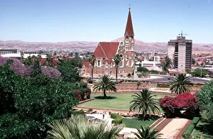 Core13 Gallery: Windhoek in Namibia The old Lutheran Church and gardens msi circa 1980