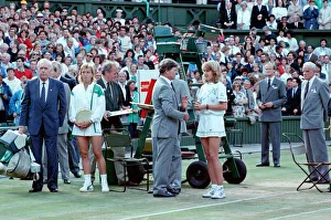 Winner Steffi Graf pictured right and Martina Navratilova Winner Steffi Graf pictured right and Martina Navratilova