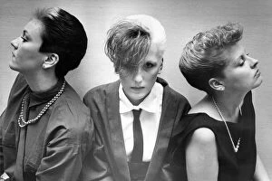 Images Dated 1st October 1983: The three winning hairstyles in the Glemby Apprentice Competition held at Robb'